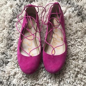 Hot pink Sam Edelman flats